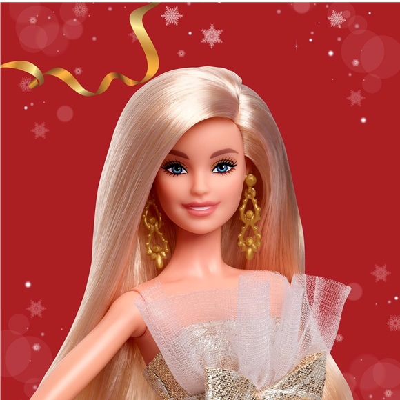 Barbie 2025 Holiday Doll in Gold and Silver - Picture 5 of 7